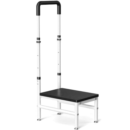 Step Stool with Handle for Adults and Seniors, Heavy Duty One Step Stool