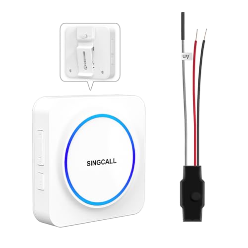 SINGCALL Wireless Doorbell Extender Convert Wired to Wireless Easy Install