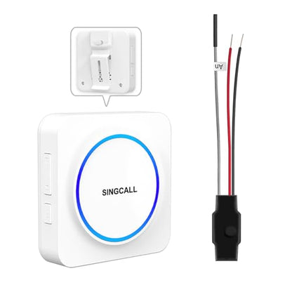 SINGCALL Wireless Doorbell Extender Convert Wired to Wireless Easy Install