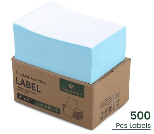 500 Fanfold 4" x 6" Direct Thermal Labels Shipping Labels - size: 1 Stacks | 500 Labels, style: Fold