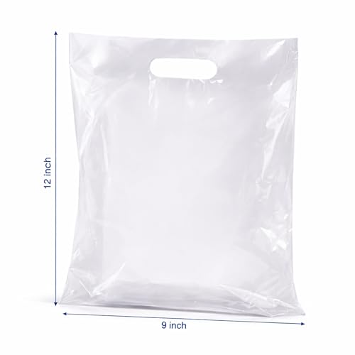 Infinite Pack Clear Plastic Merchandise Bags, 500 Pack, 9x12 - size: 9 X 12, PACK OF 500