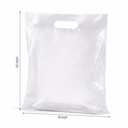 Infinite Pack Clear Plastic Merchandise Bags, 500 Pack, 9x12 - size: 9 X 12, PACK OF 500