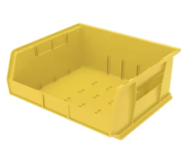 Yellow Storage Shelf Bins, 6-Pack MU62548