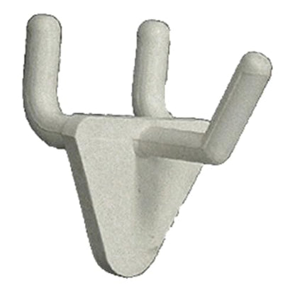 Azar 800071-WHT 1-Inch Plastic Hook, 50-Pack