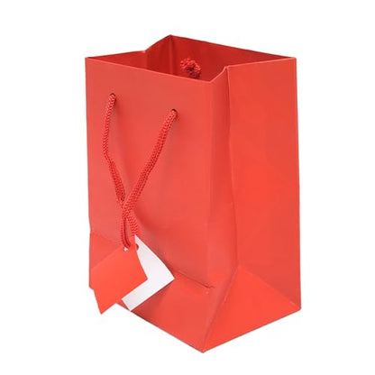 Novel Box Red Gift Bags with Handles 10 Pack 8x4x10 Inches - color: Red, size: Large