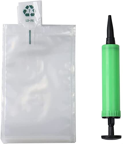 Miupoo Packaging Air Bags,Clear Plastic Inflatable Air Packaging Protector Bag with Free Pump Cushion,Air Inflatable Cushion Blocking Packaging Bag,4x6 Inches,50 Pieces - size: 4x6 Inches