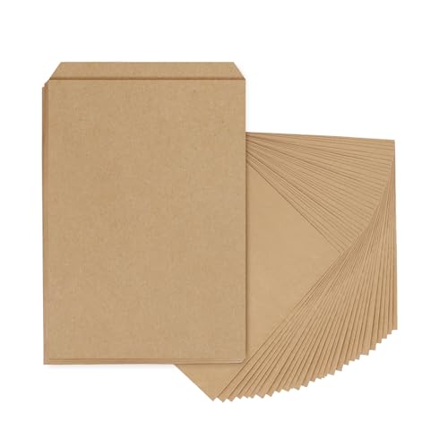 BagDream Kraft Brown Paper Bags 6x9 Flat Envelopes For Small Items 100 Pack