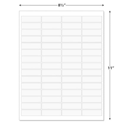 Into the Wild Small Return Address Labels (4 Designs) - Set of 240 2" x 5/8" Self-Adhesive, Flat-Sheet Labels - style: Into the Wild