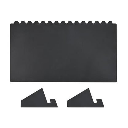MOOCA Portable Wooden Plank Necklace Jewelry Stand for 15 Necklaces, Black - color: Black, 15 Necklaces