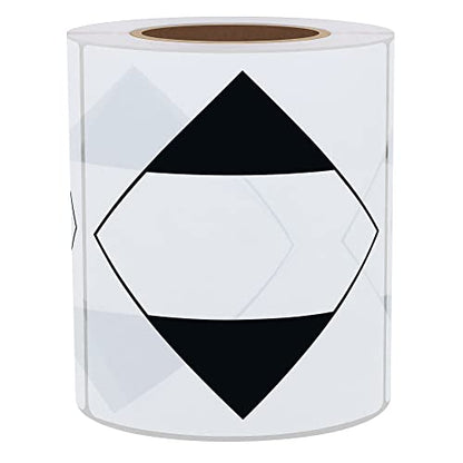 Shipping Labels Transport Stickers Limited Quantity of Dangerous Goods Black Diamond Label, 4"x4", 100 Per Roll - size: 4x4 inch