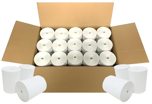 BAM POS Thermal Receipt Paper Rolls 3-1/8"x190' BPA Free (30 Rolls)