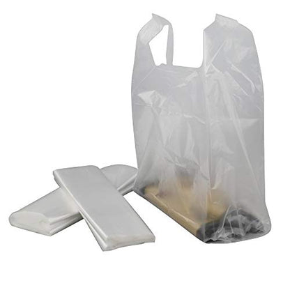 Plastic Multi-Use Carryout Shopping Bags (320 Counts, Clear)