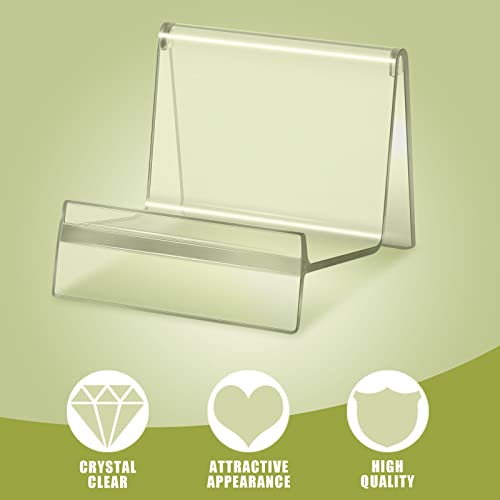Weysat Purse Display Stand Clear Acrylic Handbag Stand Jewelry Wallet Displays Holder Organizer Acrylic Purse Rack for Closet