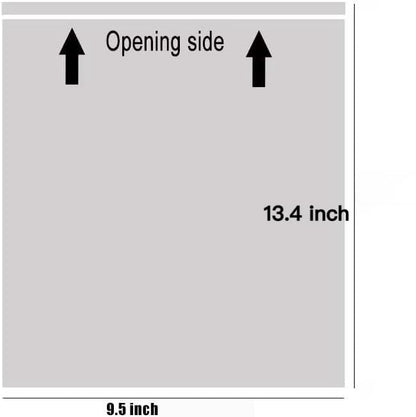 500PCS Packing Slip Pouches 9.5"x 12" Fit For 8.5"x 11" inch Packing List Envelopes,Self-Adhesive Mailing / Shipping Pouch Enclosed Bags for Packing Slips / Invoice /Labels Lettter Envelope Mailers