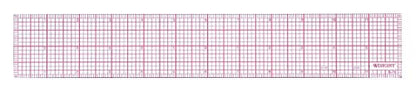 Westcott B-70 8ths Graph Beveled Ruler, 12 in - size: 12 inches (Single), style: B-70