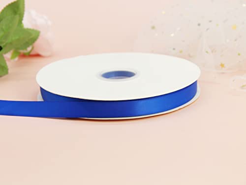 5/8" Royal Blue Double Face Satin Ribbon 100yd for Gifts - color: Royal Blue, size: 5/8 inch