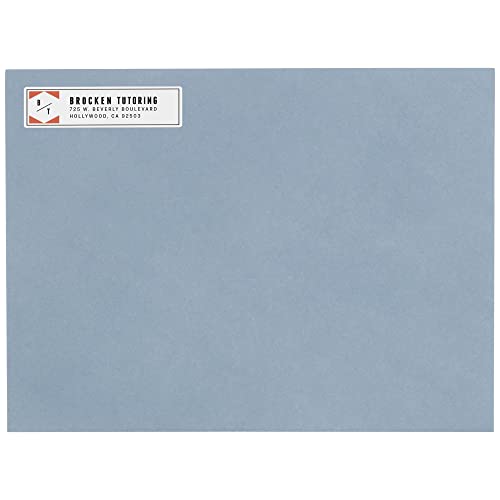 Avery Printable Return Address Labels with Sure Feed, White, 2,000 Blank Mailing Labels (08167) 1/2" x 1 3/4" (Pack of 5) - size: 1/2" x 1 3/4" (Pack of 5), style: 2,000 labels