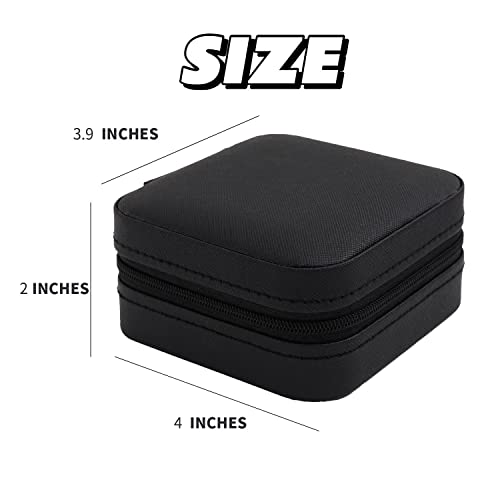 KElofoN Jewelry Case & Box Organizer - Small, Mirrored, for Girls & Women (Black-5) - color: Black-5