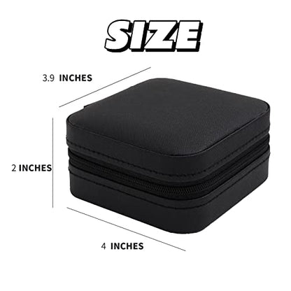 KElofoN Jewelry Case & Box Organizer - Small, Mirrored, for Girls & Women (Black-5) - color: Black-5