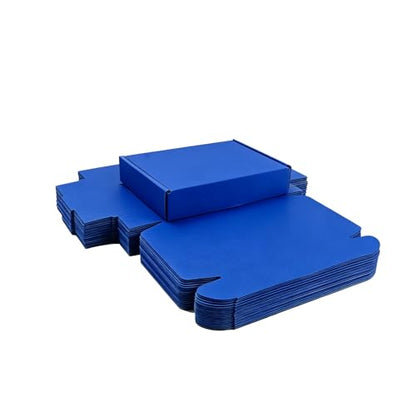 KAXILU Violet Blue Cardboard Boxes Shipping Packaging Boxs 20pcs Shipping Boxs Suitable E-Commerce Packaging Small-L8xW5.5xH1.5 inch - color: Violet Blue-2, size: Small-L8xW5.5xH1.5 inch