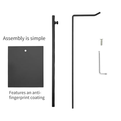 2Pack Purse Display Stand,Adjustable Purse Stands for Display Black