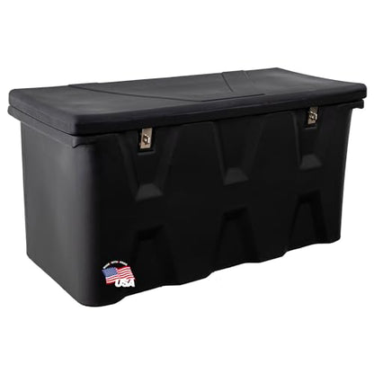Buyers Products 1712240 All-Purpose Poly Storage Chest, 6.3 cu ft, Black - size: 44.38" L x 19" W x 17.5" H