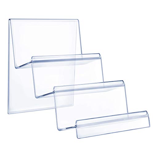 DOITOOL Clear Acrylic Purse Display Stand Holder Wallet Stand 3 Tier Handbag Purse Display Stand Glasses Holder Jewelry Display Riser Shelf for Home Decoration and Organizer - size: 3 Tier