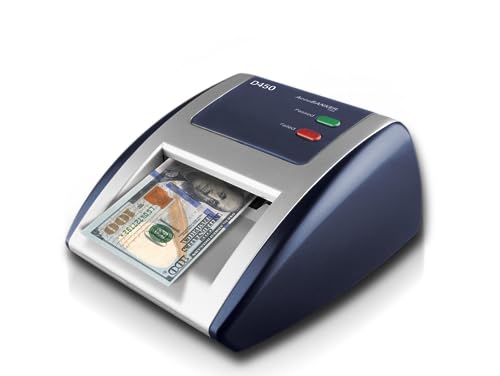 AccuBANKER D450 Counterfeit Bill Detector, 5 Point Detection - size: Compact