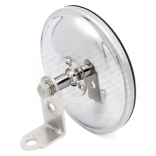 5 Inch Convex Round Mirror Blind Spot For Isuzu NPR NPR-HD NQR NRR FSR FVR FRR Truck Bus Atv Utv Adjustable Bracket - color: 1 Pcs