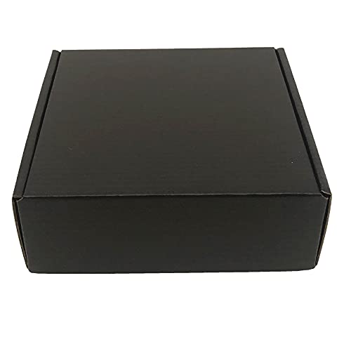 Black Shipping Boxes 10x10x4 Inch Cardboard Storage Mailer Box 15 Pack - size: 10 x 10 x 4 Inch/15 pcs