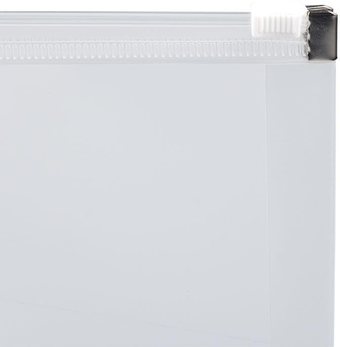 JAM PAPER Plastic Envelopes with Zip Closure - Letter Booklet - 9 3/4 x 13 - Clear - 3/Pack - color: Clear, size: Letter Size - 3 Pack