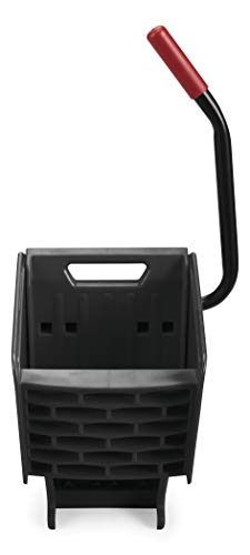 Rubbermaid Commercial WaveBrake 2.0 Side-Press Wringer for Mop Bucket, Black, Heavy Duty Mopping/Cleaning for Professional/Janitorial Use
