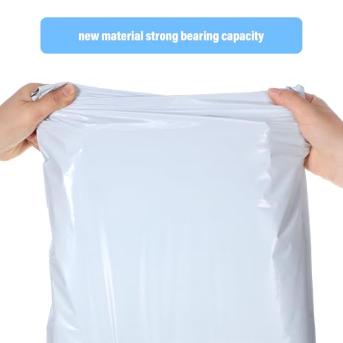 Outus 120 Pcs Poly Mailer Envelope 4 Sizes Shipping Bags,White - color: White, size: 6 x 10 In, 8 x 12 In, 10 x 14 In, 11 x 16 In