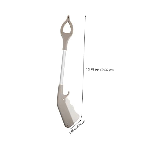 15.74In Folding Trash Clamp Grabber Tool Lightweight Durable Rubbish Picker with Non-Slip Friction Grip for Home Cleaning and High Shelf Reach