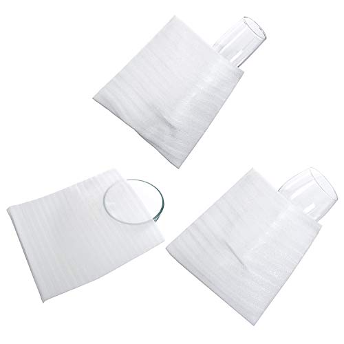 Lainrrew 60 Pack Foam Pouches, 3 Sizes Thick Cushion Wrap Pouches Foam Wrap Sheets Packing Pouches Against Chipping & Breakage for Packing, Moving, Shipping, Packaging