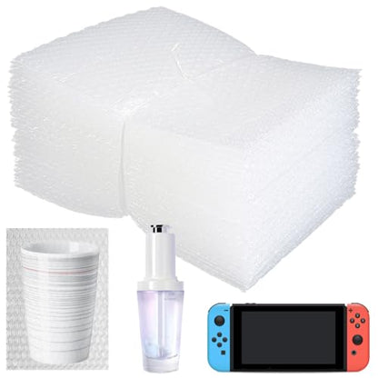 50PCS 6x10"Bubble Out Bags,Double-Wall Cushioned,Shockproof,Tear-Resistant - size: 50pcs-6x10IN