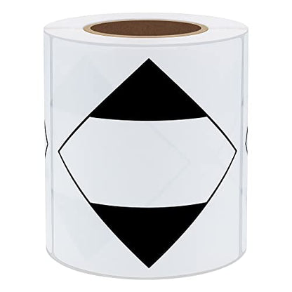 Shipping Labels Transport Stickers Limited Quantity of Dangerous Goods Black Diamond Label, 3"x3", 200 Per Roll - size: 3x3 inch