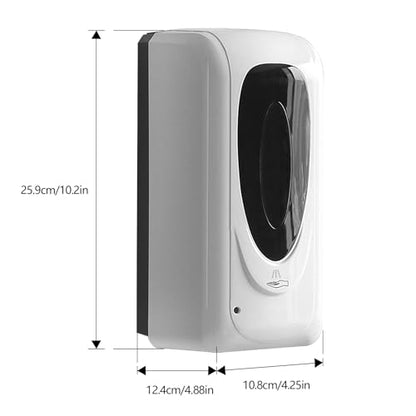 Automatic Hand Sanitizer Dispenser Wall Mount, Liquid Hand Sanitizer Spray Dispenser, 33oz/1000ml Touchless Hand Soap Dispenser for Commercial Industrial Hospitals Office Public - color: White-spray