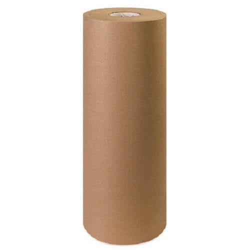 24" Wide x 900' Long 40lb Thickness Brown Kraft Paper Roll For Packing, Shipping, Gift Wrapping Crafts, Cushioning Void Fill Rolls 100% Recycled Material - size: 24" 40# 900' Brown Kraft Paper Roll