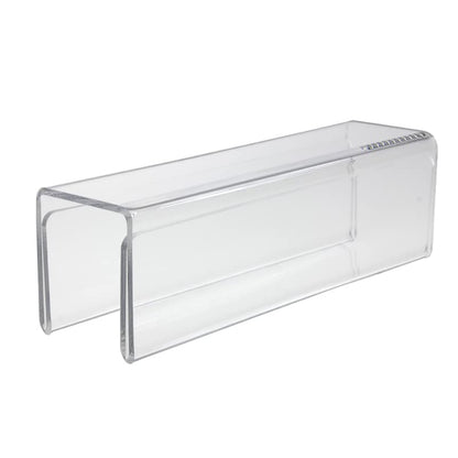 Source One Deluxe Clear Acrylic Cubicle Name Plate (2 Inch Hook, Name Plate Double Sided) - color: Name Plate Double Sided, size: 2 Inch Hook