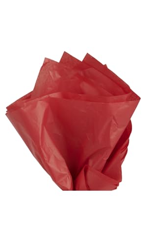 SSWBasics 20" x 30" Red Tissue Paper - color: Red