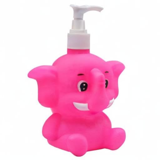 Elephant Koala Monkey Cute Cartoon Animal Hand Soap Pump Lotion, Hand Soap, Shampoo, Shower Gel Dispenser, Suitable for Bathrooms, Kitchen Countertops, Bathroom Accessories (Elephant) - color: Elephant