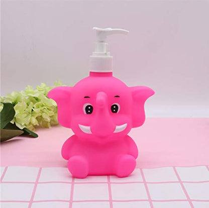 Elephant Koala Monkey Cute Cartoon Animal Hand Soap Pump Lotion, Hand Soap, Shampoo, Shower Gel Dispenser, Suitable for Bathrooms, Kitchen Countertops, Bathroom Accessories (Elephant) - color: Elephant