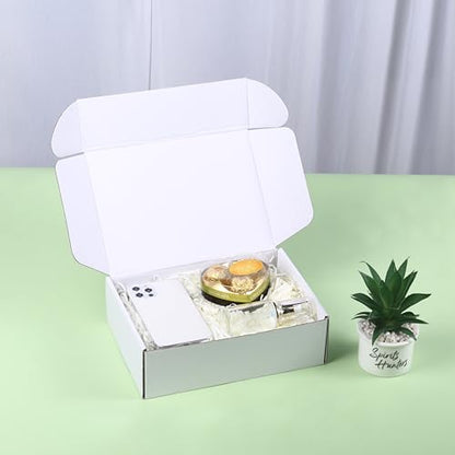 10x5x3 White Shipping Boxes for Small Business, Packing, 25 Pack - color: White, size: 10x5x3 Inch