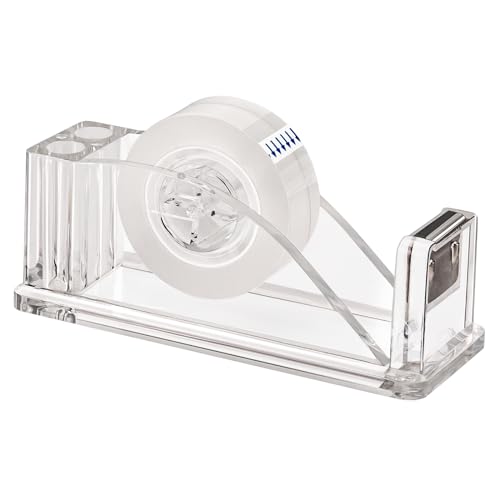 Transparent Acrylic Tape Dispenser, Non-Skid