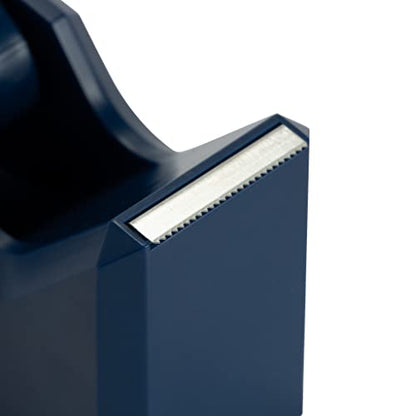 JAM PAPER Colorful Desk Tape Dispensers - Navy Blue - Sold Individually - color: Navy Blue, size: Pack of 1
