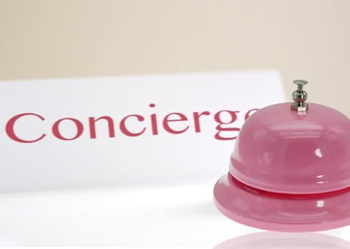 Call Bell Desk Service Ding Bell for Restaurant Hotel Room Kitchen Party Office Receptionist Elderly Teachers Chef Large Cute Bell Whole Pink,3.3 inch - color: Whole Pink