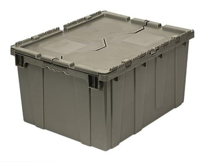 Storage Bins with Lids Heavy Duty Stackable Storage Box - size: 24" x 20" x 12"