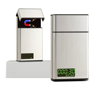 Timed Lock Box – Time Locking Small Container with 999 Hours LCD Display – Portable Locking Box with Timer Lock for Storage – Break Bad Habits – Credit card, Cash, Key,Medication