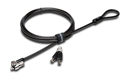 Kensington T-Bar Standard Keyed Lock Slot for Laptops, Durable 6’ Carbon Steel Cable Computer Lock, K65035AM